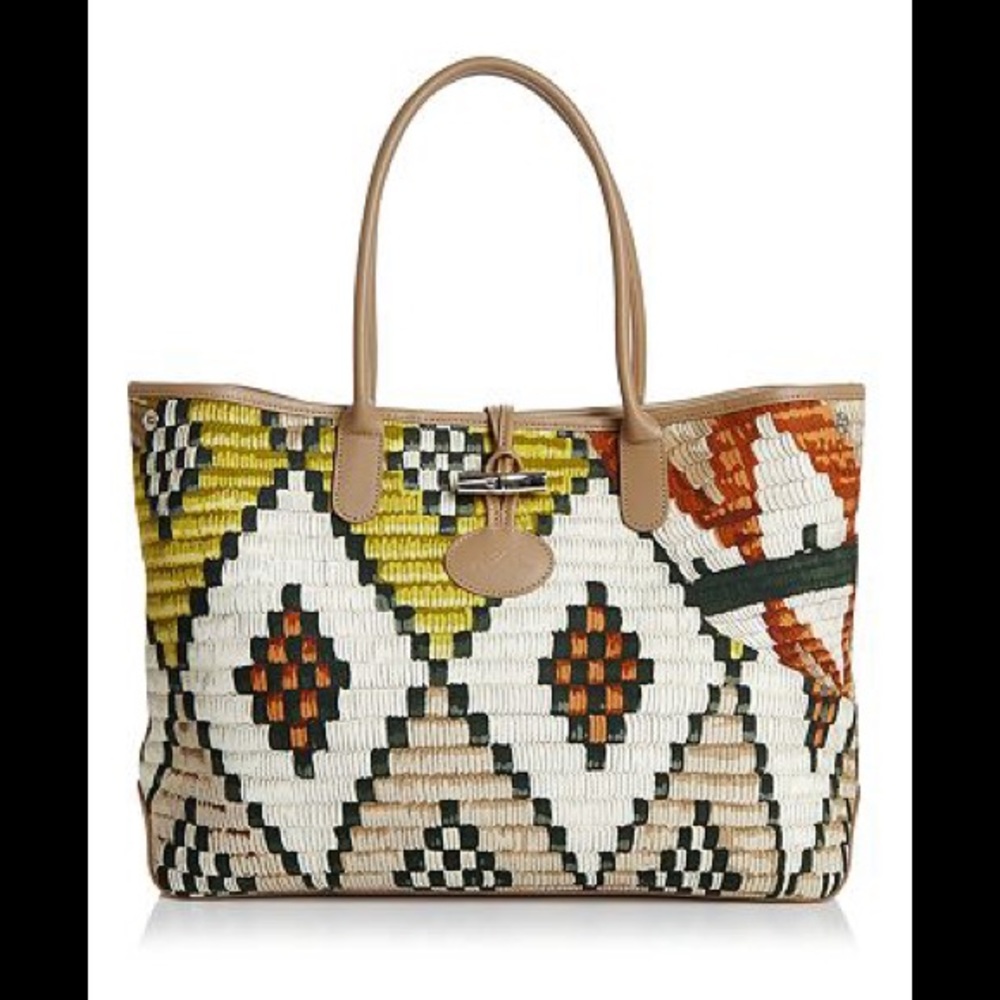 Longchamp Roseau Panier d’art tote